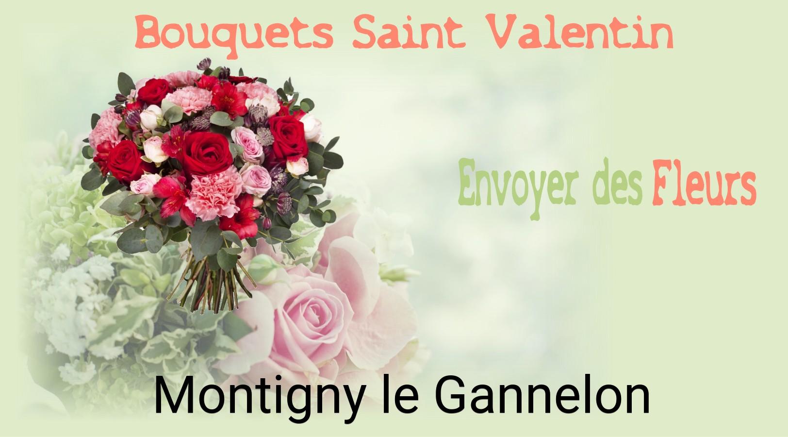 Roses de Saint-Valentin livrées à Montigny-le-Gannelon